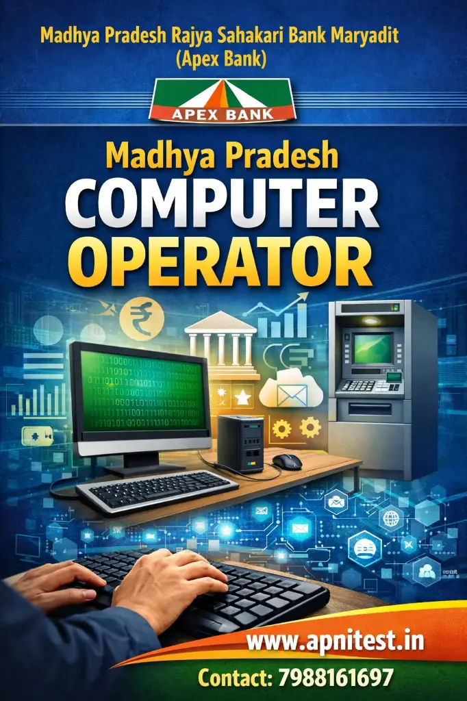 Apex Bank Madhya Pradesh Computer Operator( E-Book )